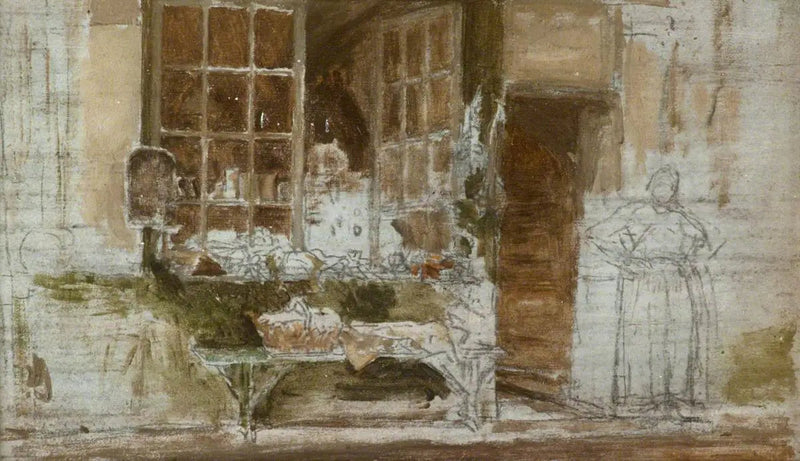 De Winkel van de Primeur, Parijs - James Abbott McNeill Whistler