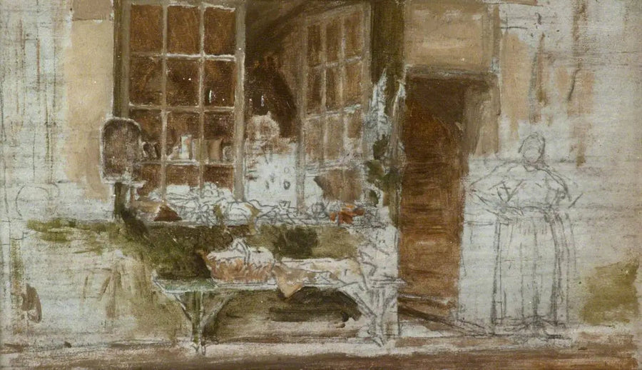 De Winkel van de Primeur, Parijs - James Abbott McNeill Whistler