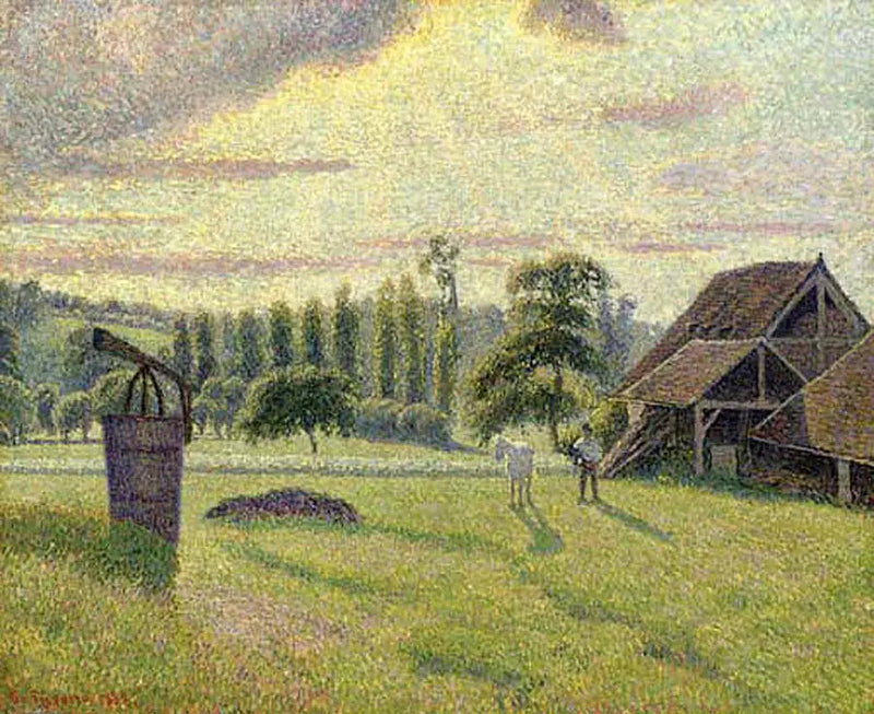 De Baksteenfabriek Delafolie in Éragny - Camille Pissarro