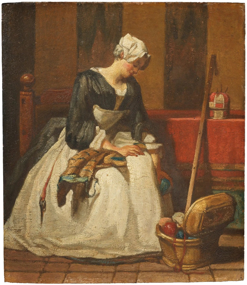 De borduurmachine - Jean Simeón Chardin