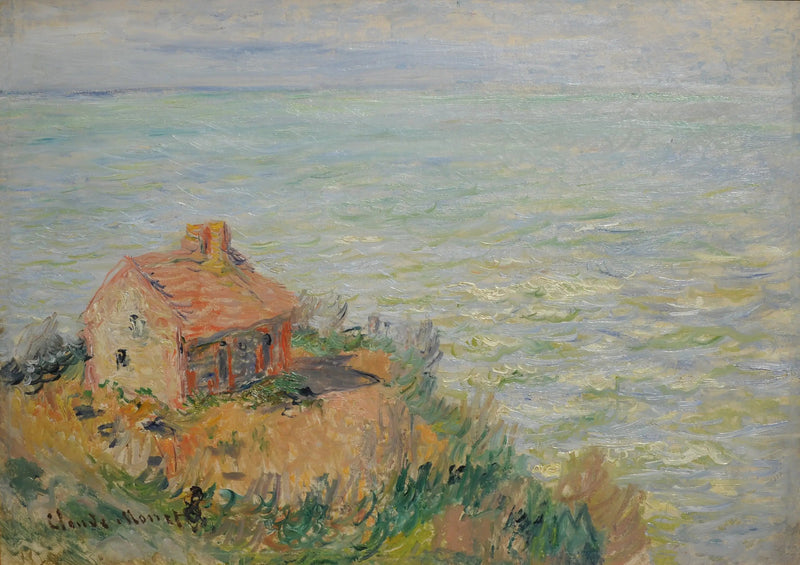 Het Douaniershuisje. Middaglicht - Claude Monet