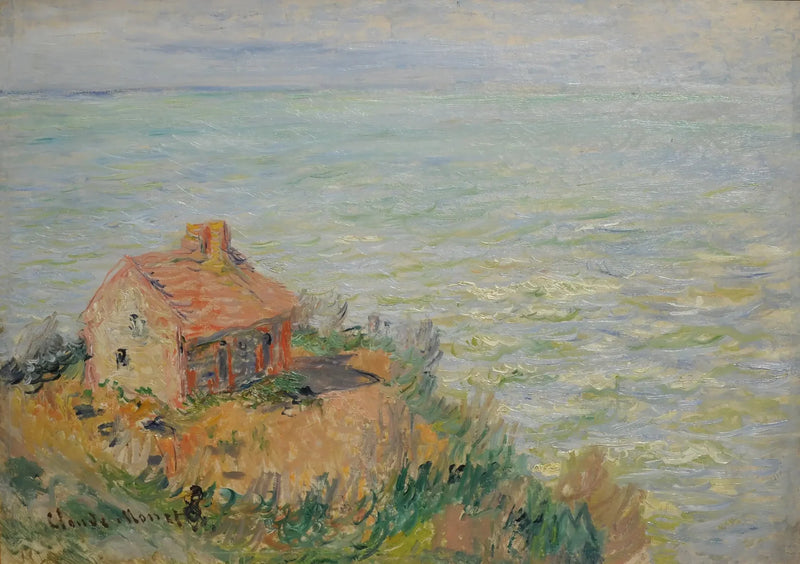 Het Douaniershuisje. Middaglicht - Claude Monet