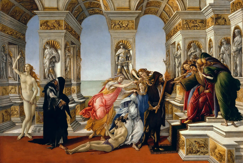 De Calumnie van Apelles - Sandro Botticelli