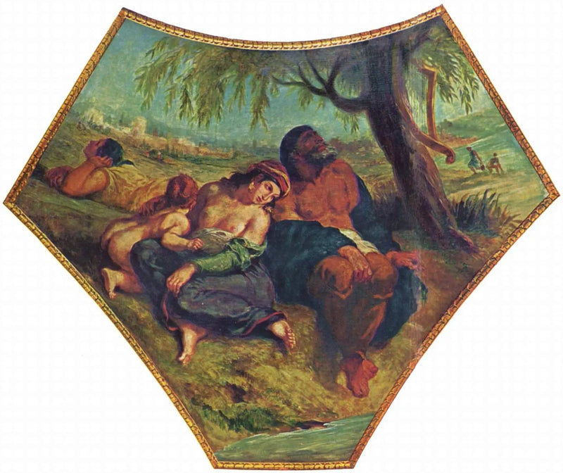 De Gevangenschap in Babylon - Eugène Delacroix