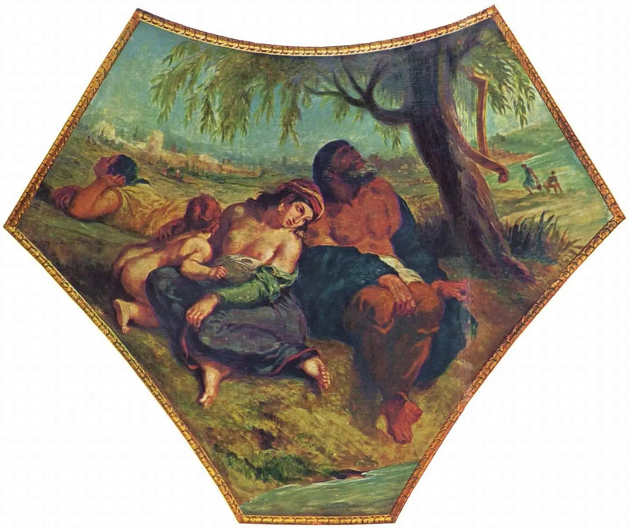 De Gevangenschap in Babylon - Eugène Delacroix