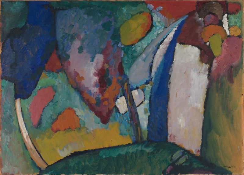 La cascade - Vassily Kandinsky