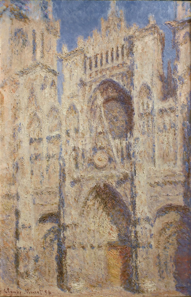 De Kathedraal van Rouen, de Poort, Zon - Claude Monet