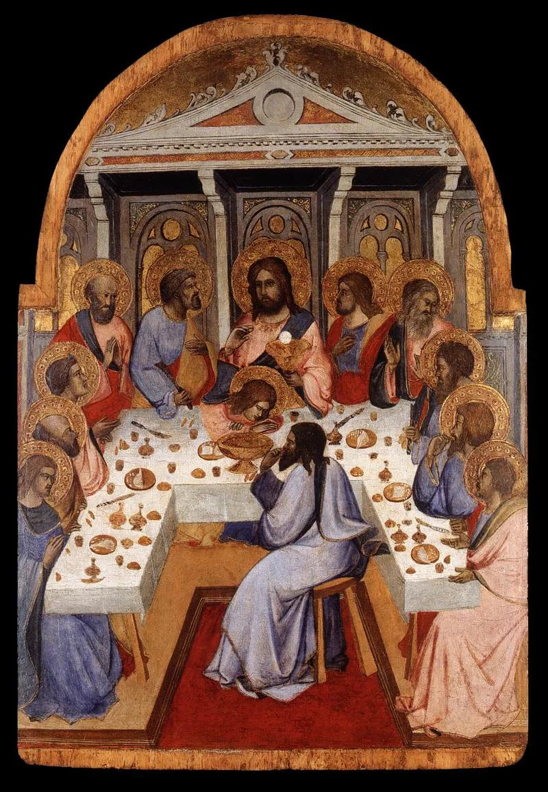 Het Laatste Avondmaal - Agnolo Gaddi
