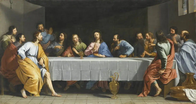 Het Laatste Avondmaal, ook wel Het Kleine Laatste Avondmaal genoemd - Philippe de Champaigne