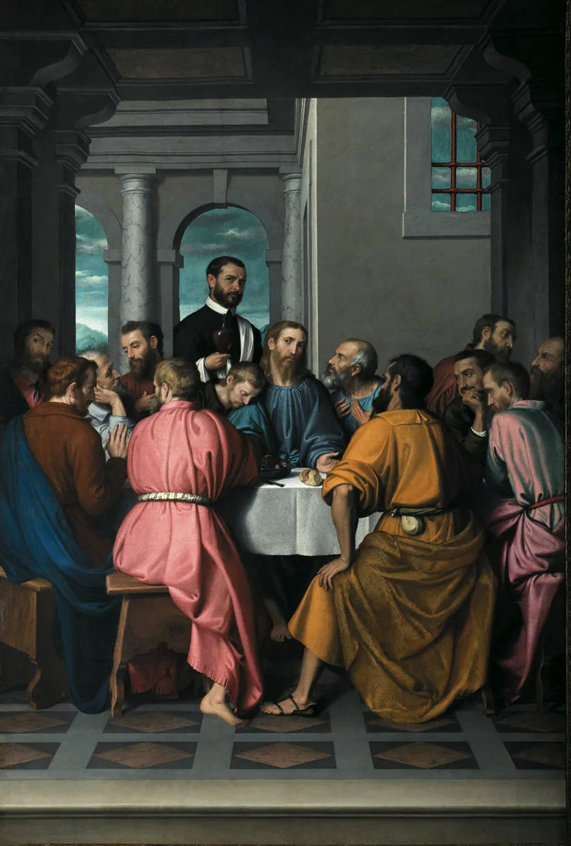 Het Laatste Avondmaal - Giovanni Battista Moroni