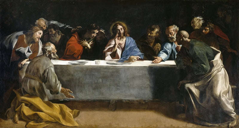 Het Laatste Avondmaal - Giovanni Lanfranco