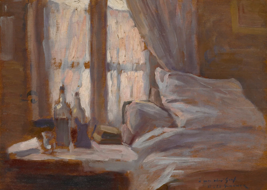 De slaapkamer - Henri Le Sidaner