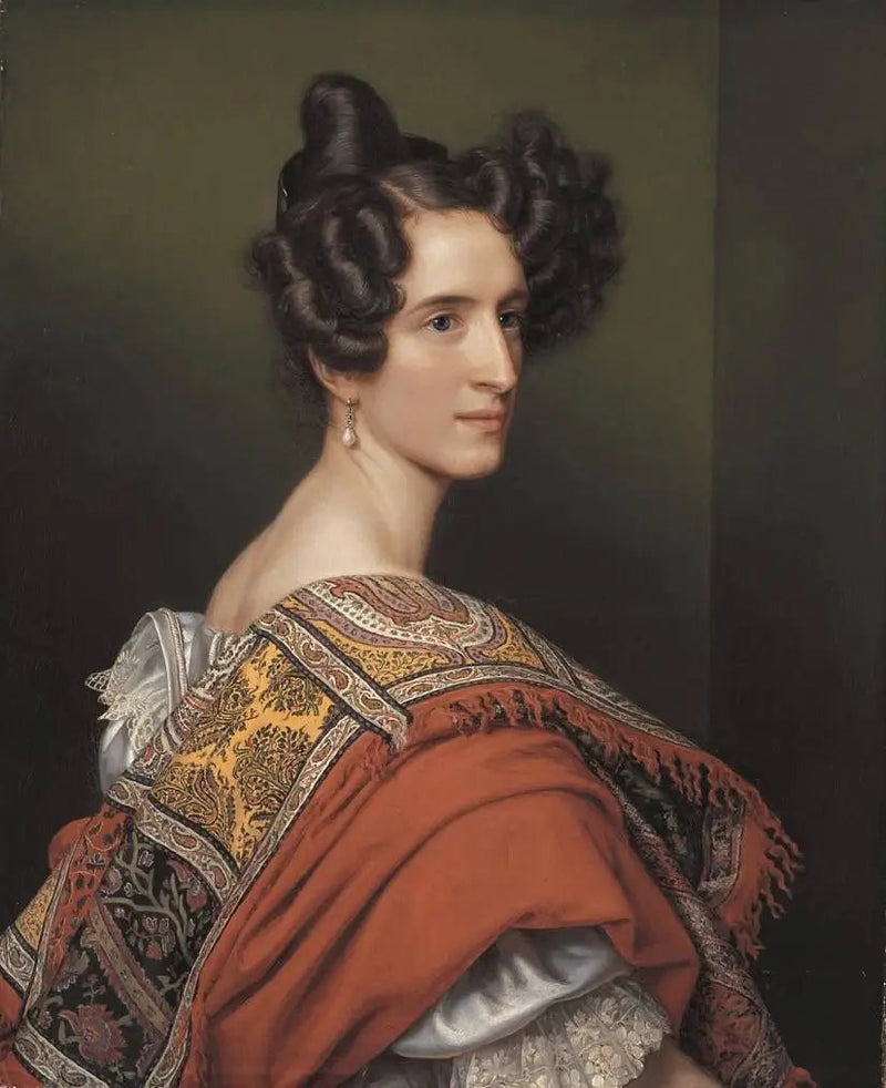 De hofzangeres Katharina Sigl-Vespermann - Joseph Karl Stieler