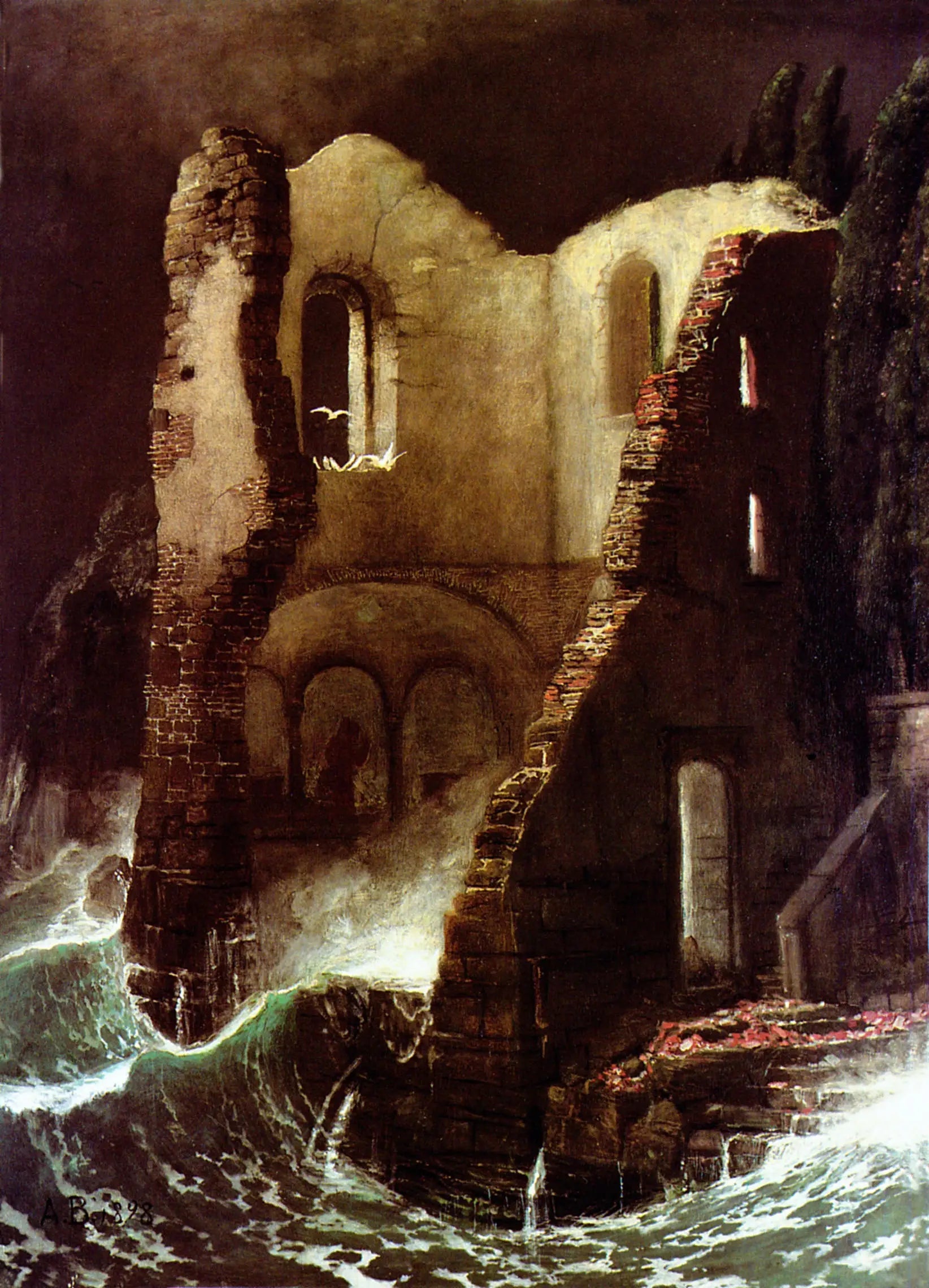 La Chapelle - Arnold Böcklin image 1 tableau peint à l’huile sur toile