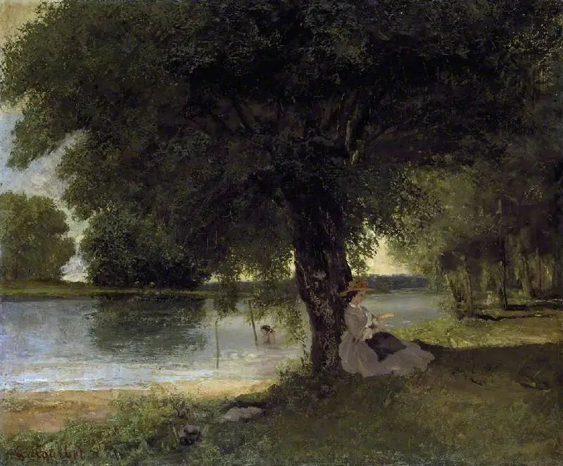 De Charente bij Port-Bertaud - Gustave Courbet