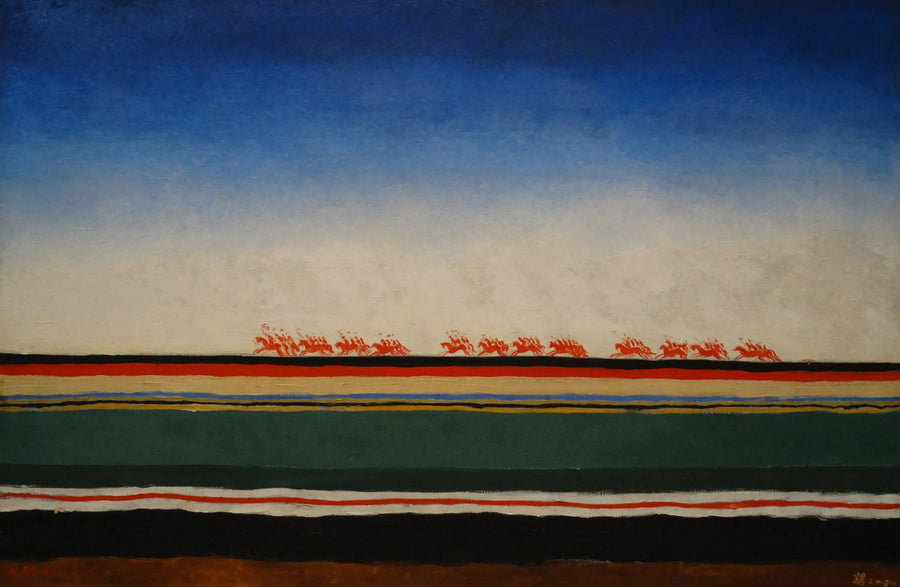 De Last van de Rode Cavalerie - Kazimir Malevich