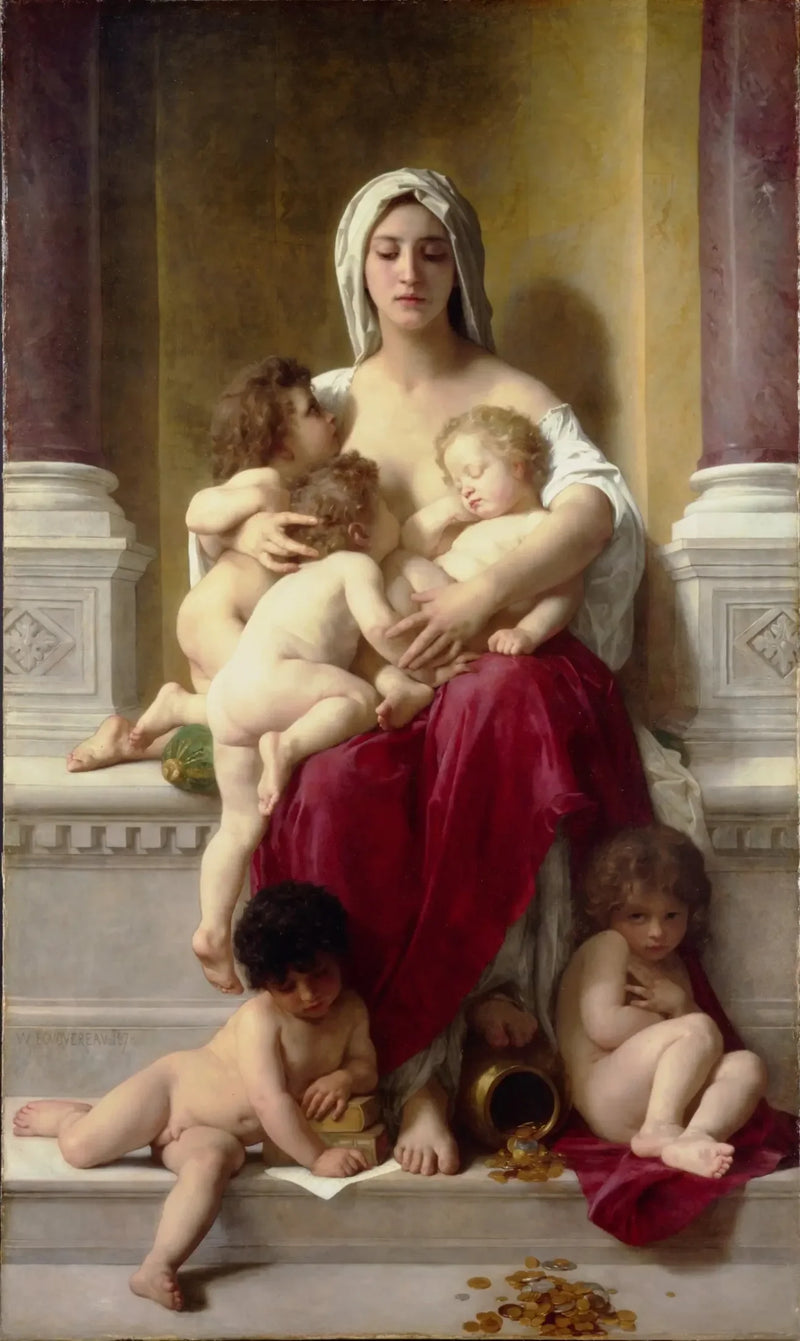 De Liefdadigheid - Bouguereau