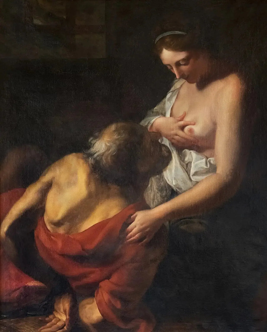 De Romeinse liefdadigheid - Pierre Subleyras