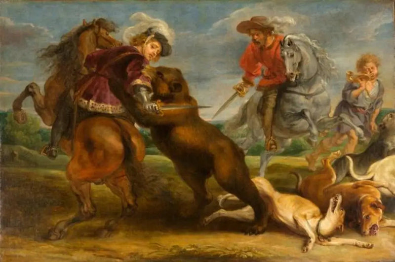 De jacht op de beer - Peter Paul Rubens