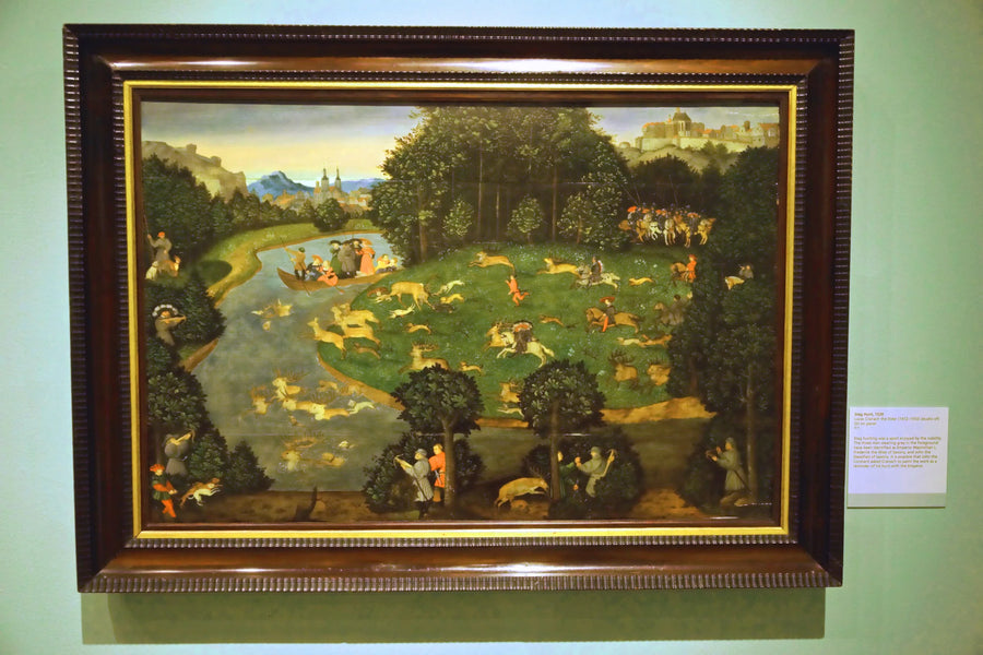 De hertjacht - Lucas Cranach de Ouderling
