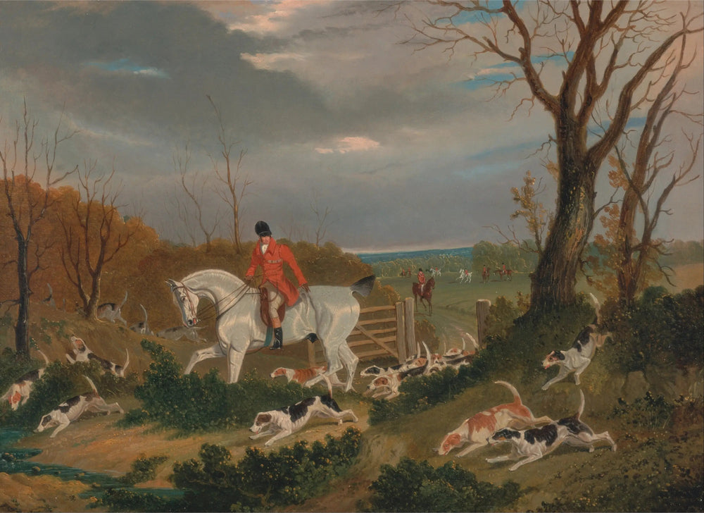 La chasse au Suffolk : Vers la couverture près de Herringswell - John Frederick Herring, Sr. image 1 reproduction de peinture à l’huile