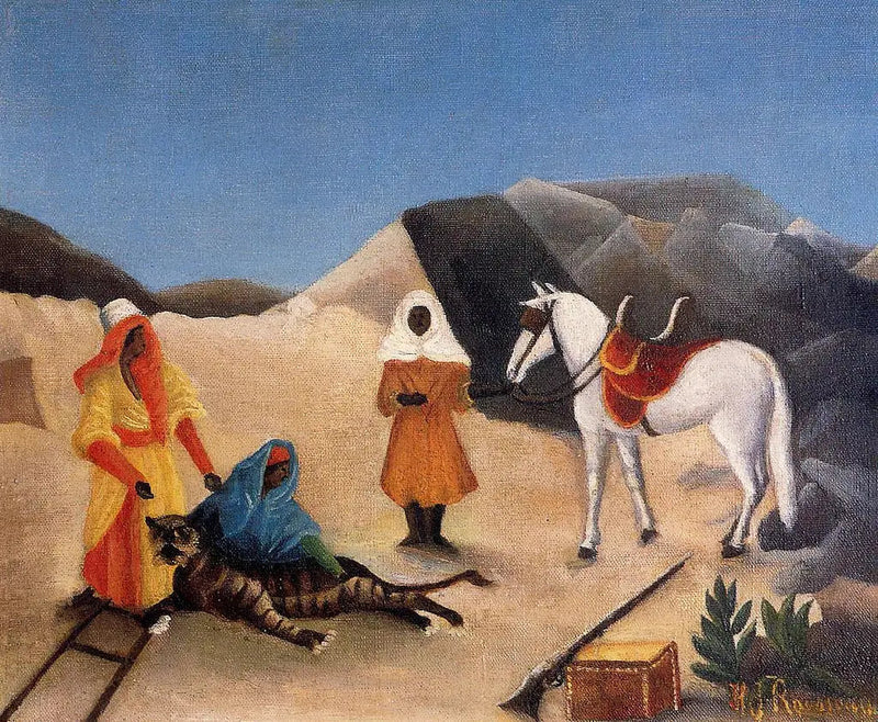 De Jacht op de Tijger - Henri Rousseau