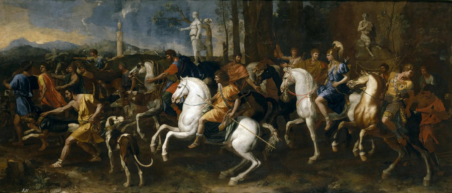 De Jacht van Meleager en Atalanta - Nicolas Poussin