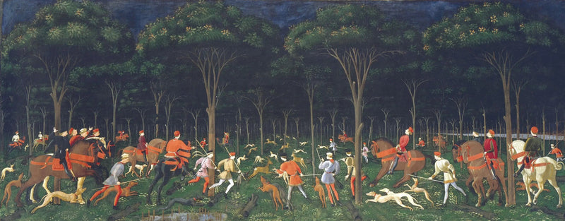 De nachtjacht - Paolo Uccello