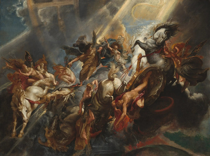 De Val van Phaëton - Peter Paul Rubens
