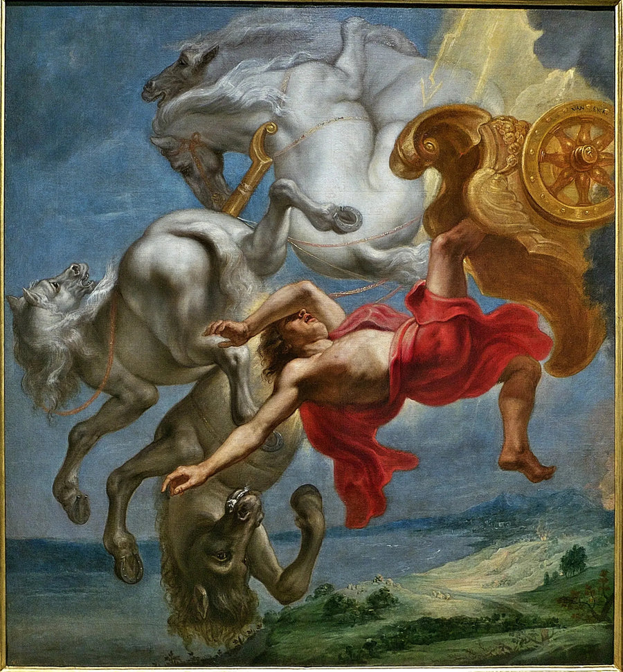 De val van Phaëton - Peter Paul Rubens
