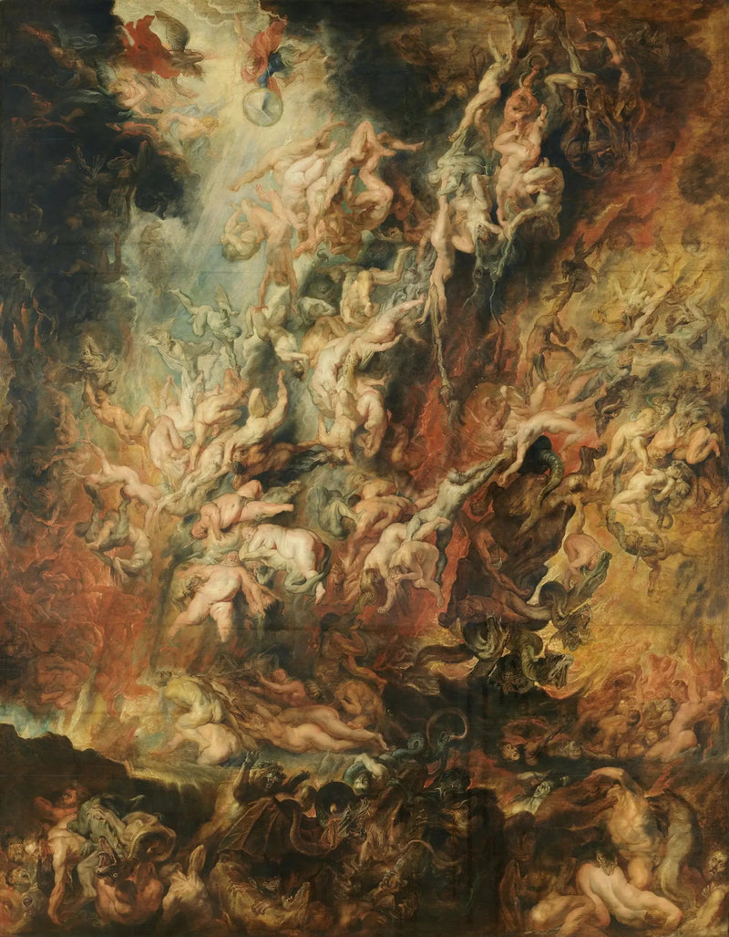 De val van de verdoemden - Peter Paul Rubens