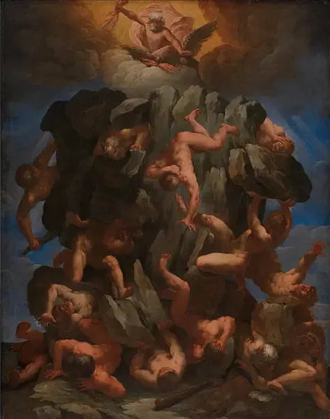 De val van de reuzen - Guido Reni