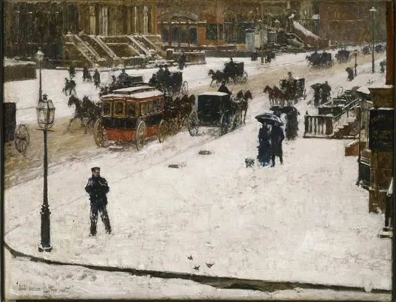 De Vijfde Avenue in de winter - Childe Hassam

Source:
La Cinquième Avenue en hiver - Childe Hassam