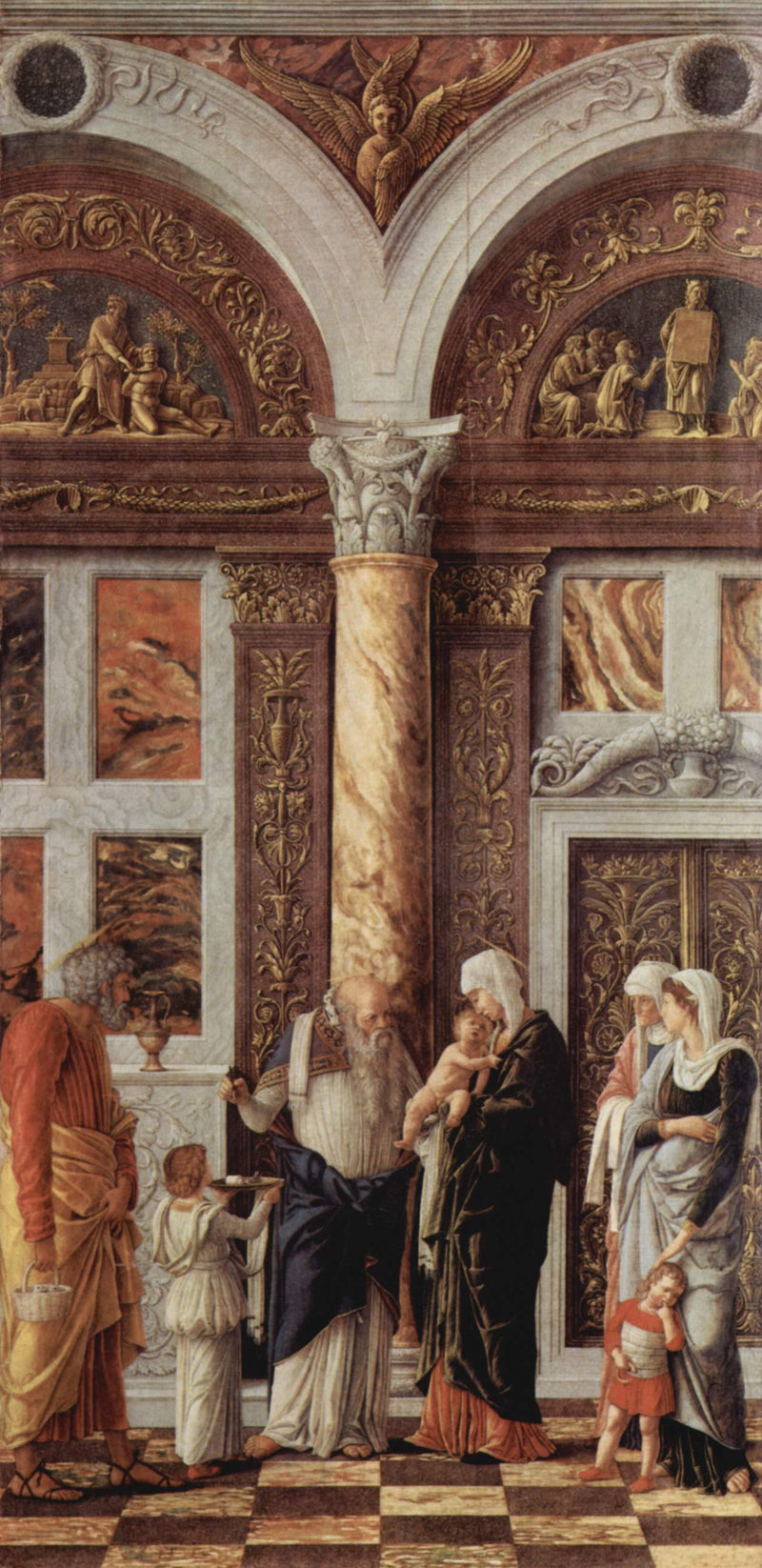 De besnijdenis van Jezus - Andrea Mantegna