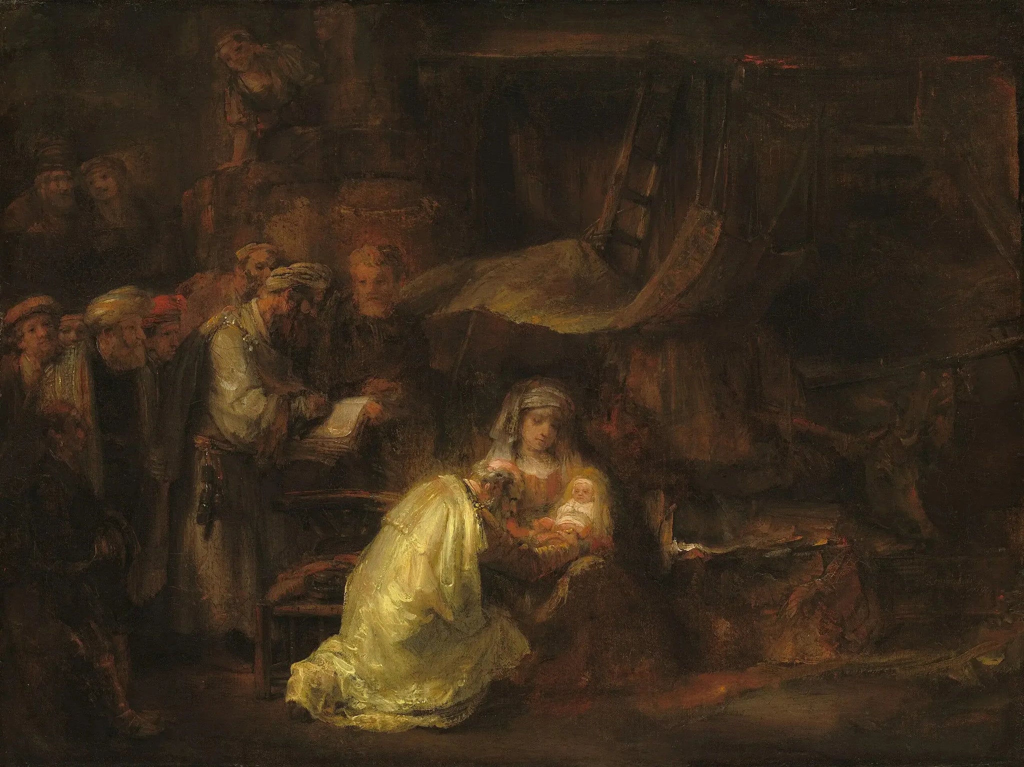 La circoncision - Rembrandt image 1 reproduction artisanale de tableau