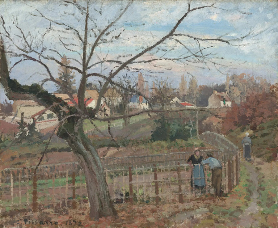 De omheining - Camille Pissarro