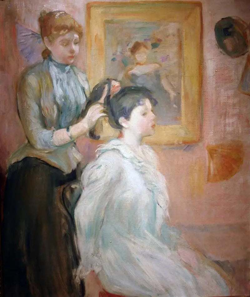 De Coiffure - Berthe Morisot