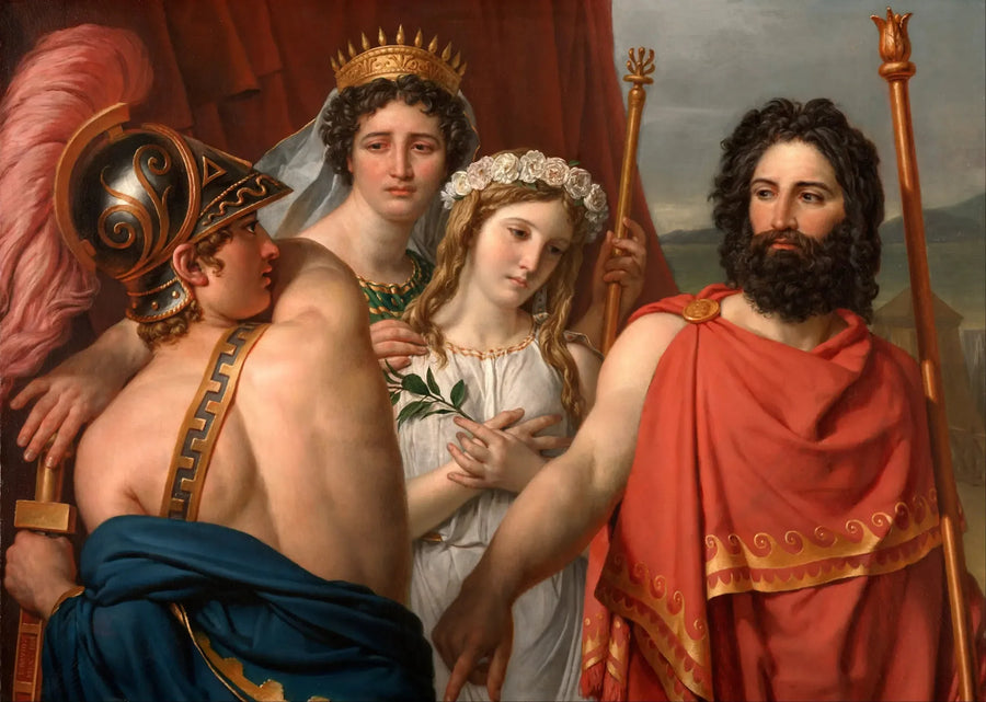 De Woede van Achilles - Jacques-Louis David