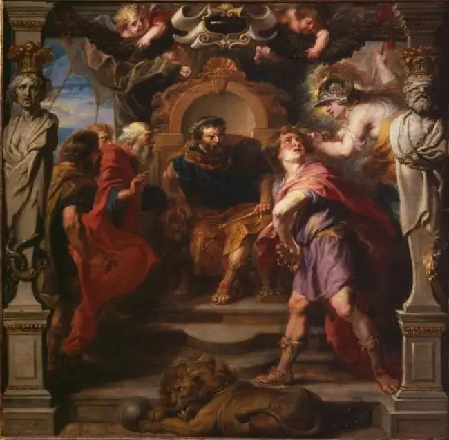 De woede van Achilles - Peter Paul Rubens