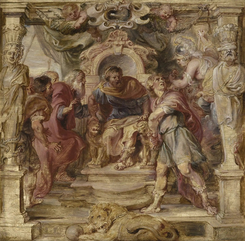 De woede van Achilles - Peter Paul Rubens