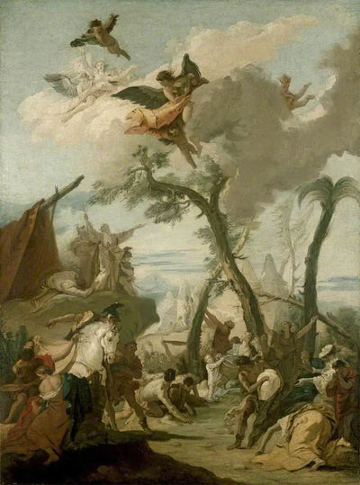 La collecte de la manne - Giovanni Battista Tiepolo - Alpha Reproduction