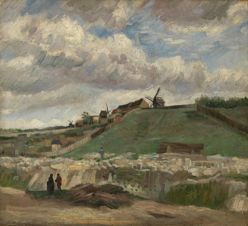 De heuvel van Montmartre met de steengroeve - Vincent van Gogh