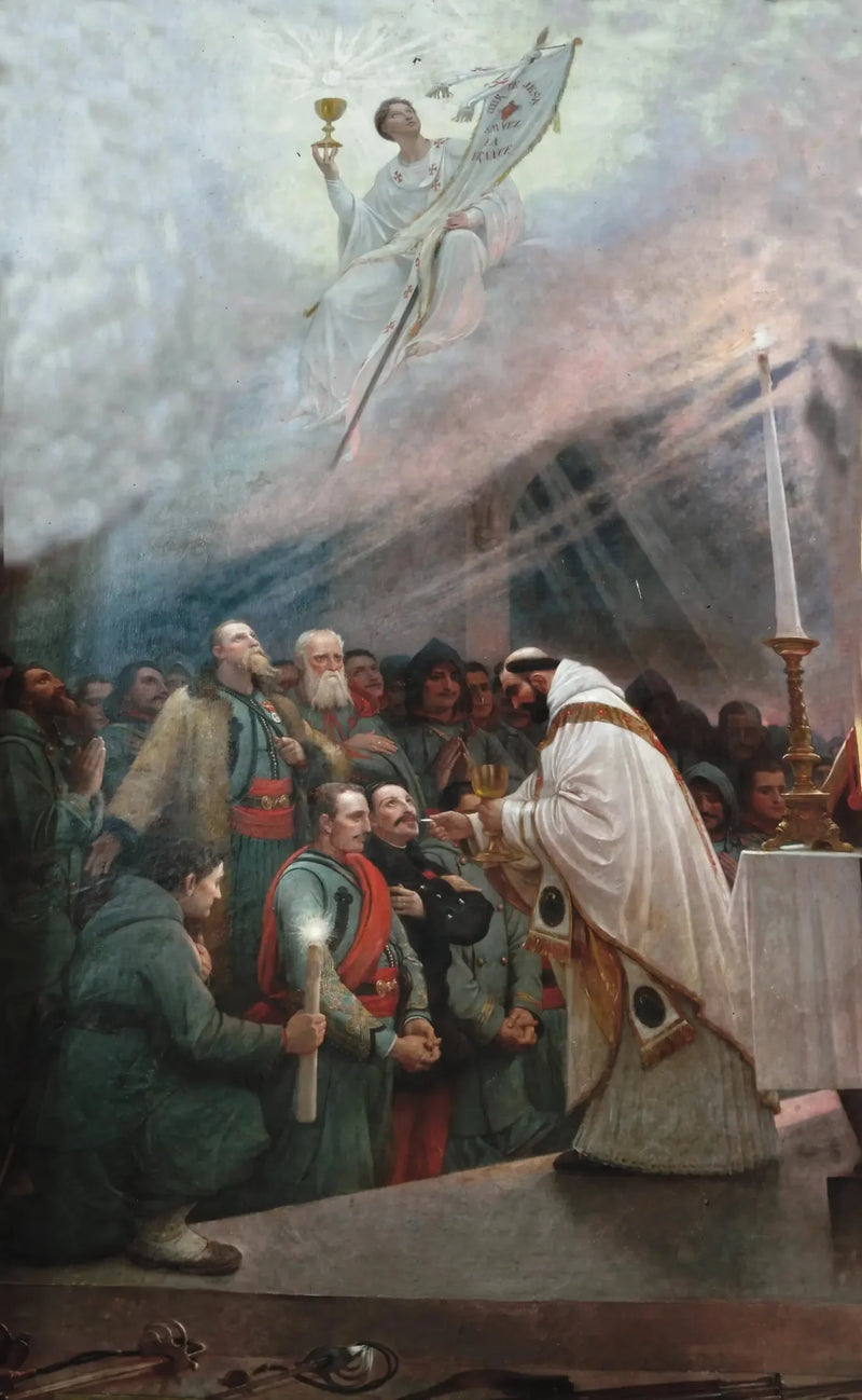 De Communie van de Zouaves - Lionel Royer

Source:
La Communion des Zouaves - Lionel Royer