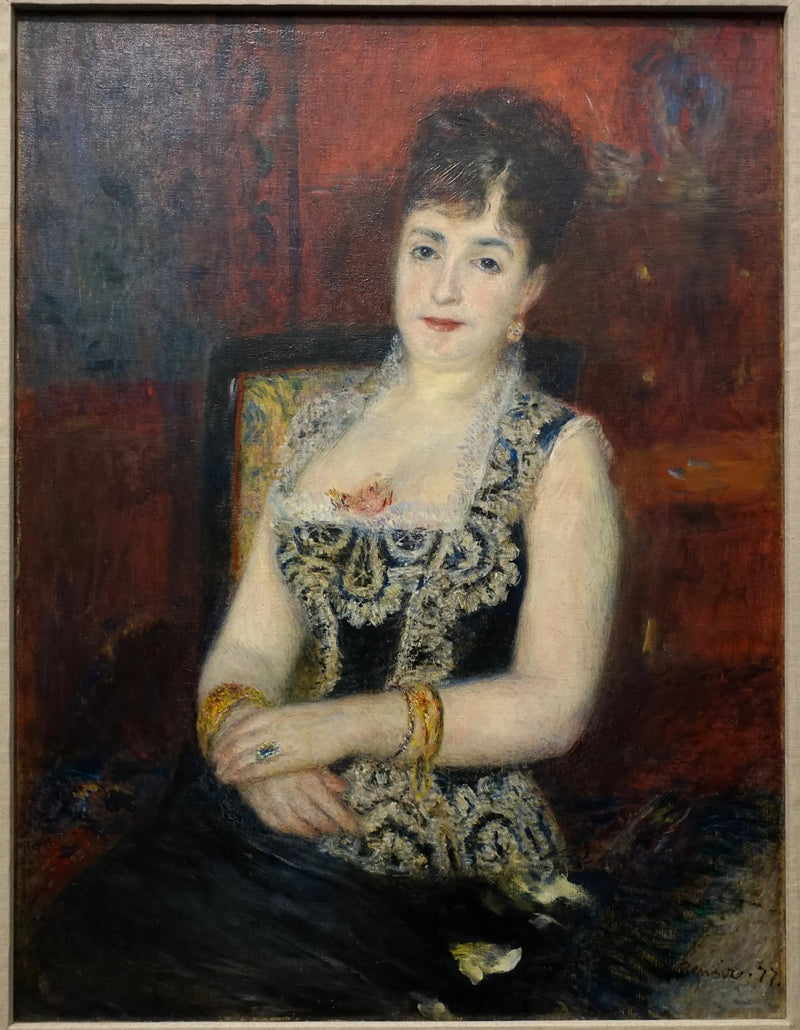 De gravin van Pourtalès, geboren Mélanie de Bussière - Pierre-Auguste Renoir