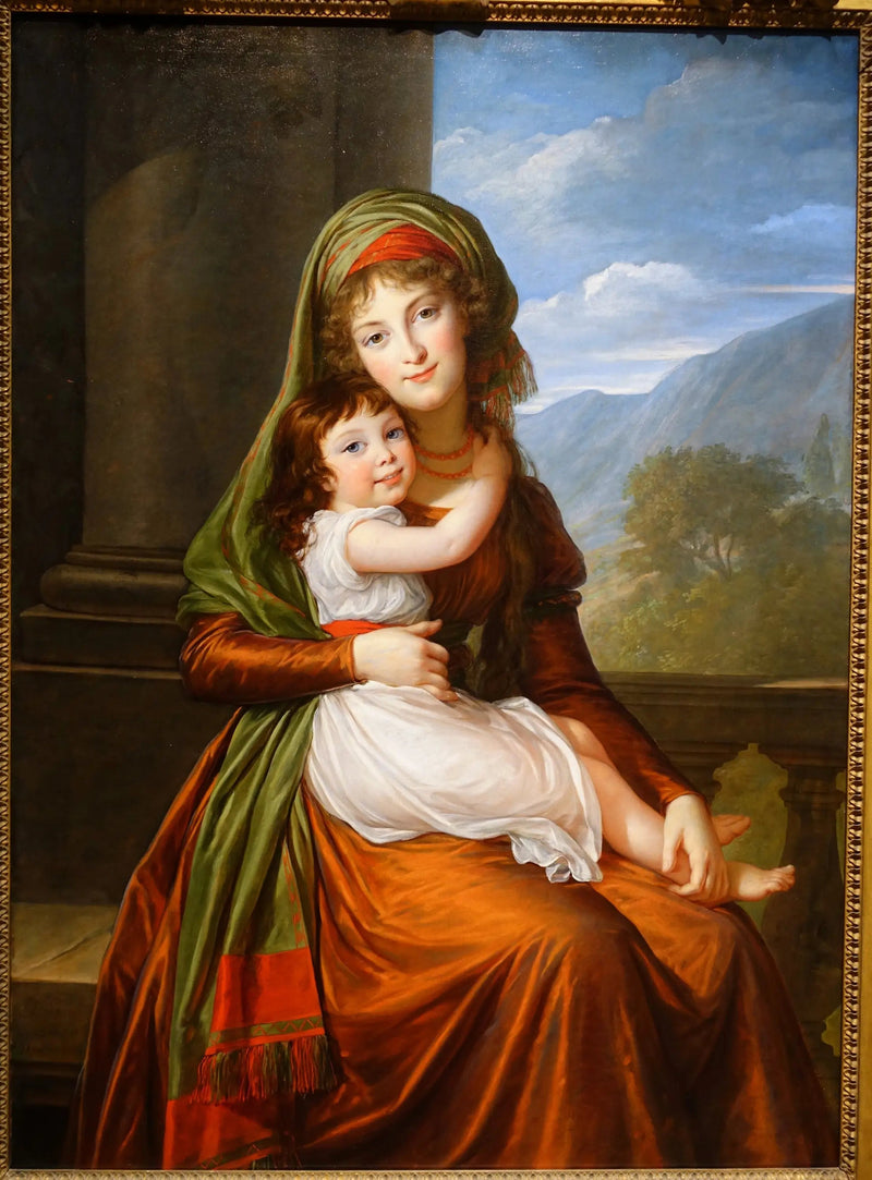 De gravin van Schoenfeld met haar dochter - Élisabeth Vigée Le Brun

Source:
La comtesse von Schoenfeld avec sa fille - Élisabeth Vigée Le Brun