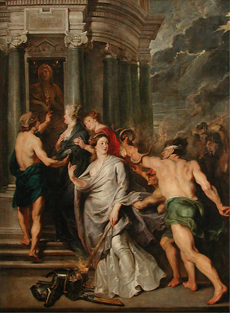 De Vredesconclusie in Angers op 10 augustus 1620 - Peter Paul Rubens