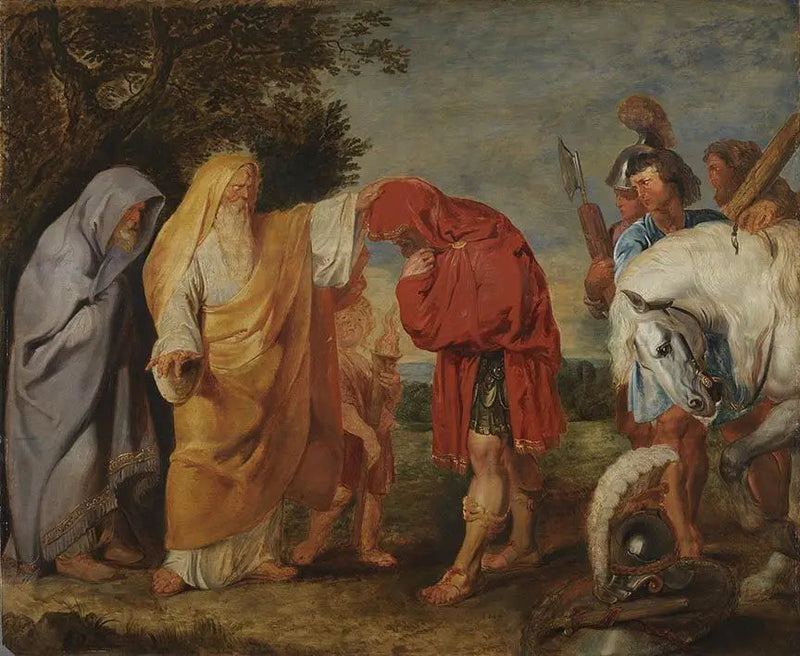 De toewijding van Decius Mus - Peter Paul Rubens