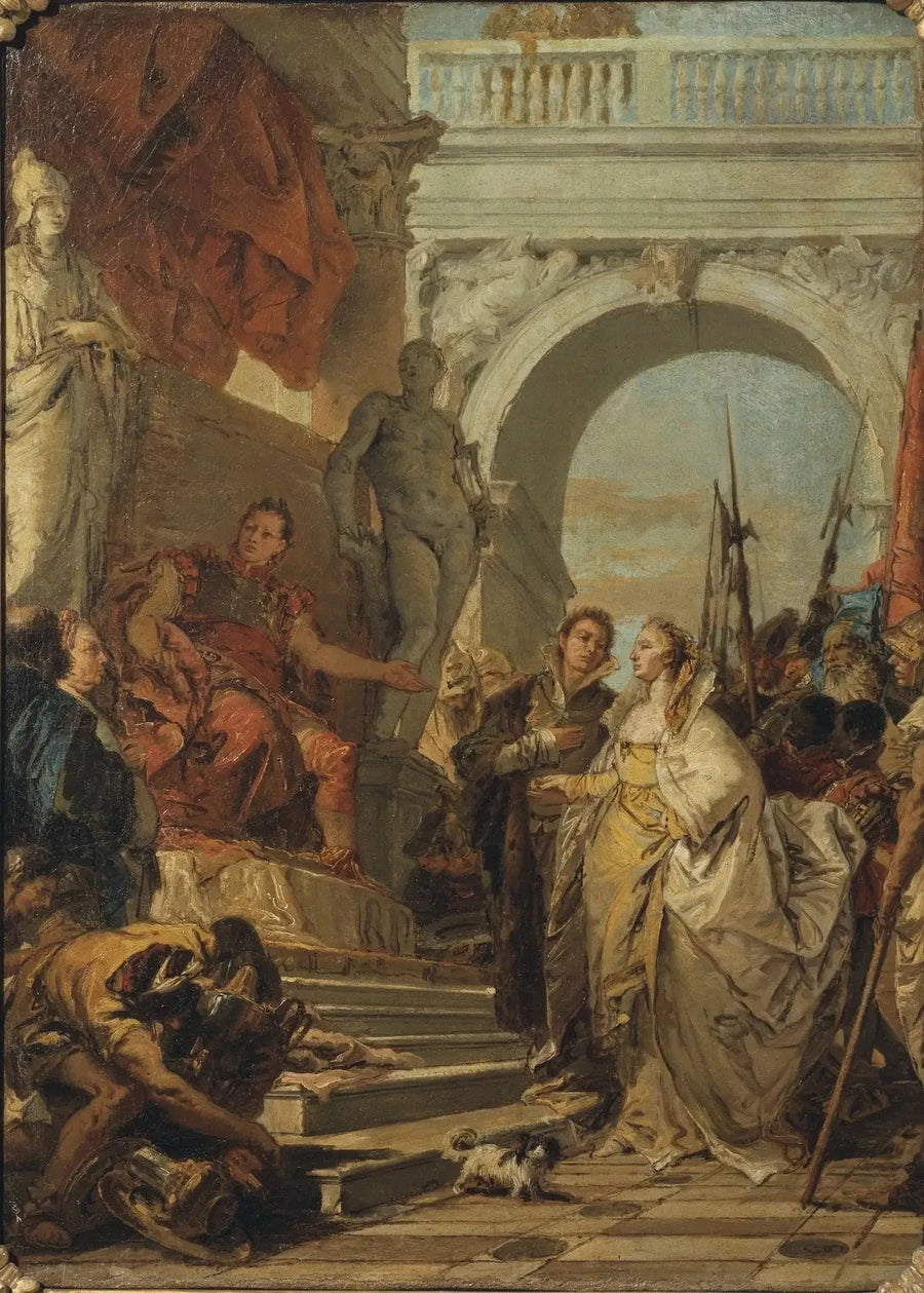 De continentie van Scipio - Giovanni Battista Tiepolo