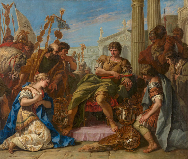 De continentie van Scipio - Sebastiano Ricci