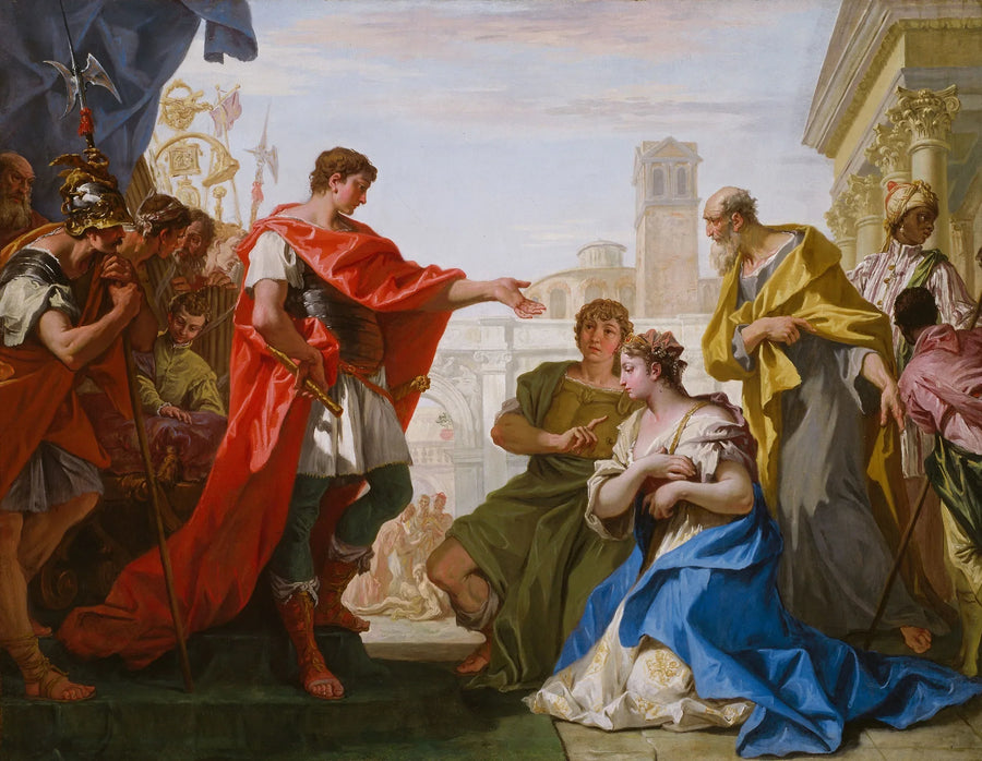De continentie van Scipio - Sebastiano Ricci